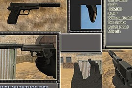 Silenced P228 on -WildBill- anims