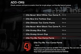 Ellis Skin mods pack