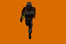 HL2 Beta Combine prisonguard dead