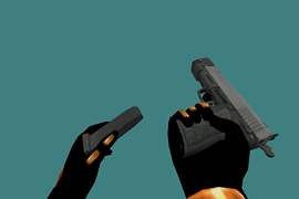 HL2 USP With Half-Life 1 HD hands