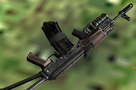АК-74 с ГП-25 и EOTech
