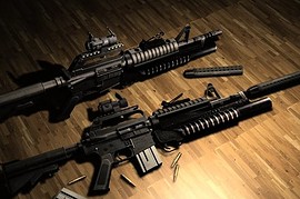 CAR15__Aimpoint__M203