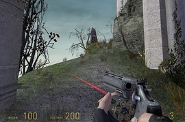 HL2 Python .357 with laser