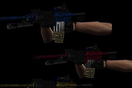m4a1 v2 Urban Warfare style in 3 diferent colours