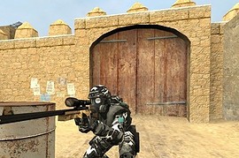 Black AWP W Laser