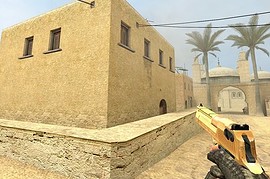 Burned Gold Deagle