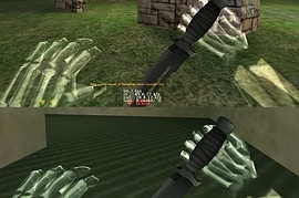Ghost-Skeleton Gloves