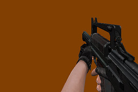 OSHK-1 Groza with scope ACOG
