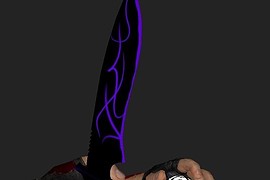 Black_Purple_Glowing_Knife!