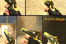 Golden DEagle Scratched