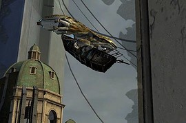 Animated container for dropship