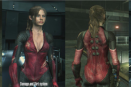 Claire in Jill's RE5 Battlesuit