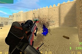 Black AWP - with red dot