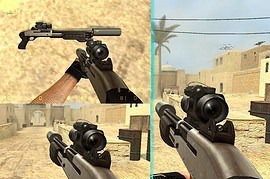 DarkElfa Tactical Silenced M3 W Aimpoint-sliver