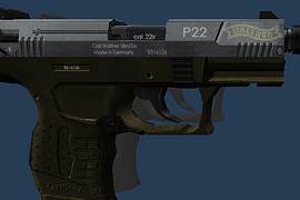 Walther P22 Silenced (+ skins)
