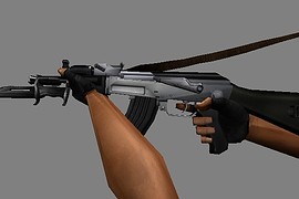 AK-74M со штыком