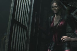 Claire in Jill's RE5 Battlesuit