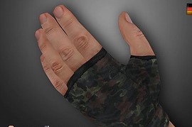 German_Flecktarn_Camo_Gloves
