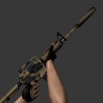 M4A1 Desert Camo