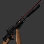 M4A1 with lasersight