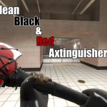Clean Black&Red Axtinguisher